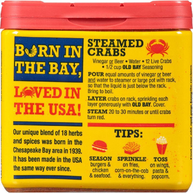 slide 2 of 24, McCormick OLD BAY Gluten Free Classic Seafood Seasoning - 6oz, 6 oz