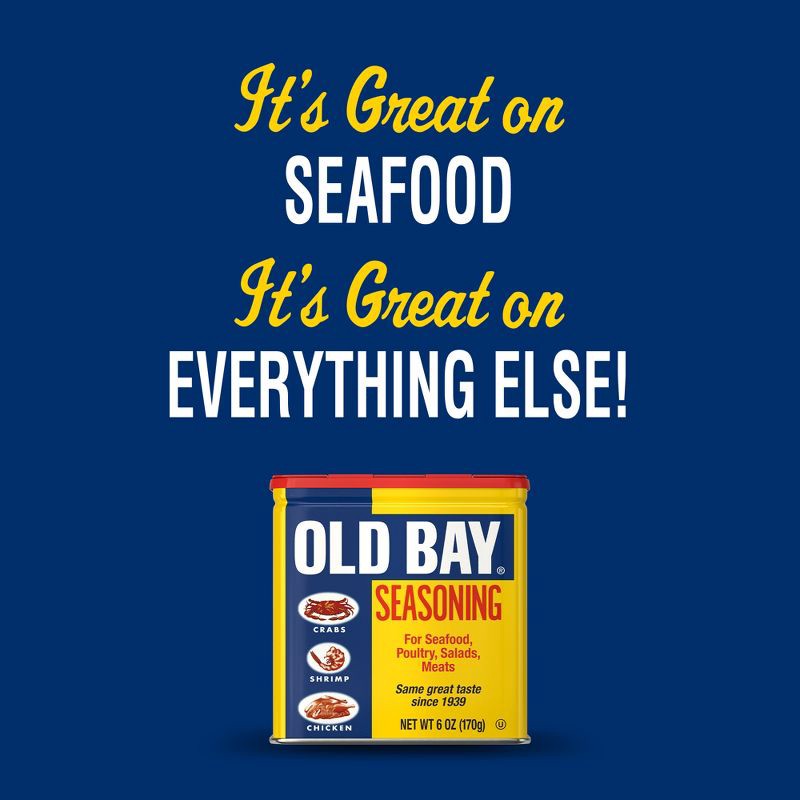 slide 18 of 25, McCormick OLD BAY Gluten Free Classic Seafood Seasoning - 6oz, 6 oz