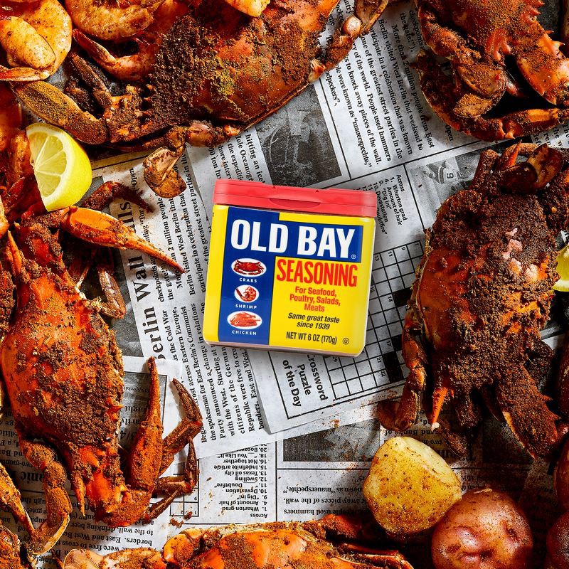 slide 8 of 25, McCormick OLD BAY Gluten Free Classic Seafood Seasoning - 6oz, 6 oz