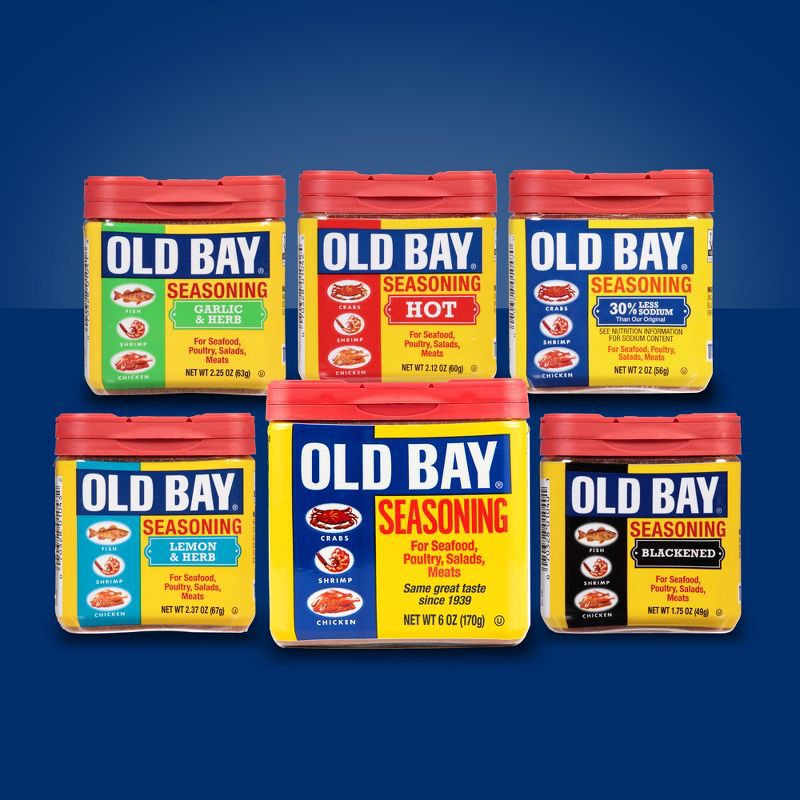 slide 11 of 24, McCormick OLD BAY Gluten Free Classic Seafood Seasoning - 6oz, 6 oz