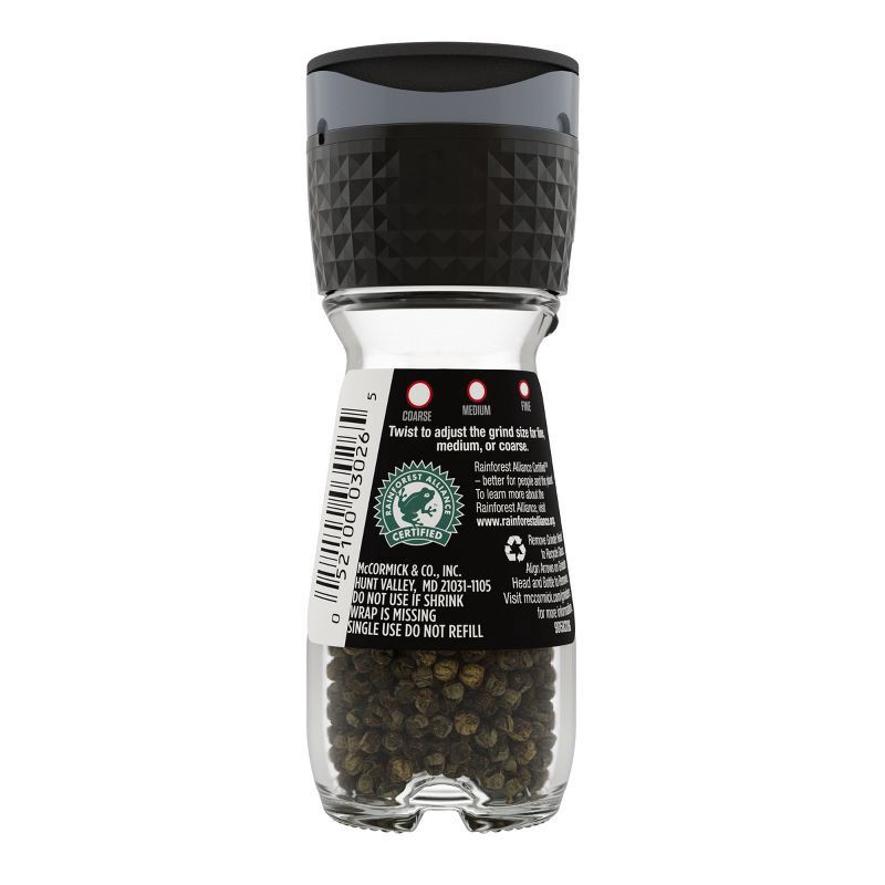 slide 19 of 21, McCormick Black Pepper Grinder - 1oz, 1 oz