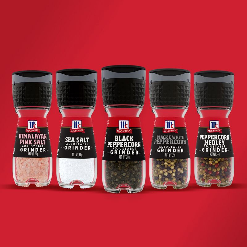 slide 7 of 21, McCormick Black Pepper Grinder - 1oz, 1 oz