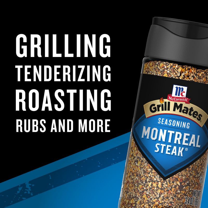 slide 17 of 26, McCormick Grill Mates Gluten Free Montreal Steak Seasoning - 3.4oz, 3.4 oz