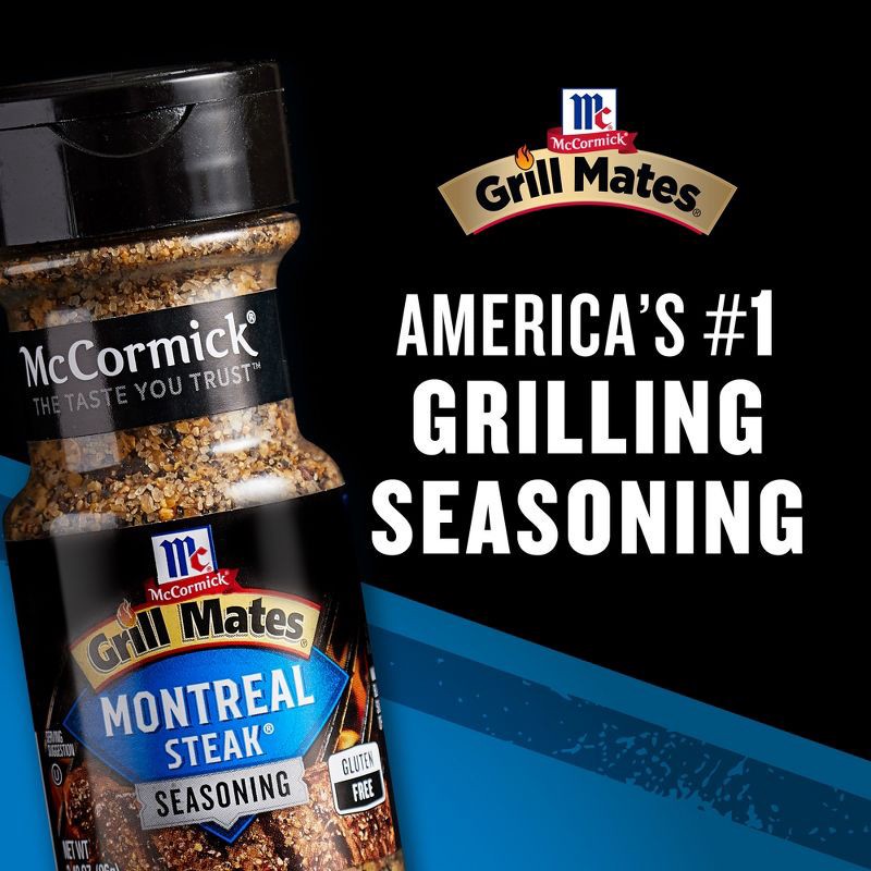 slide 20 of 23, McCormick Grill Mates Gluten Free Montreal Steak Seasoning - 3.4oz, 3.4 oz