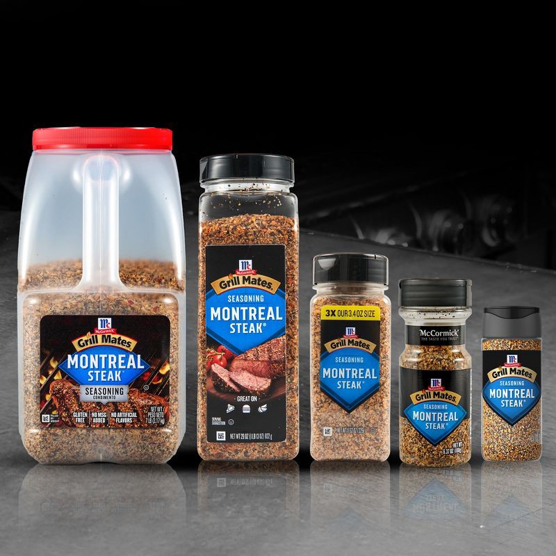 slide 21 of 26, McCormick Grill Mates Gluten Free Montreal Steak Seasoning - 3.4oz, 3.4 oz