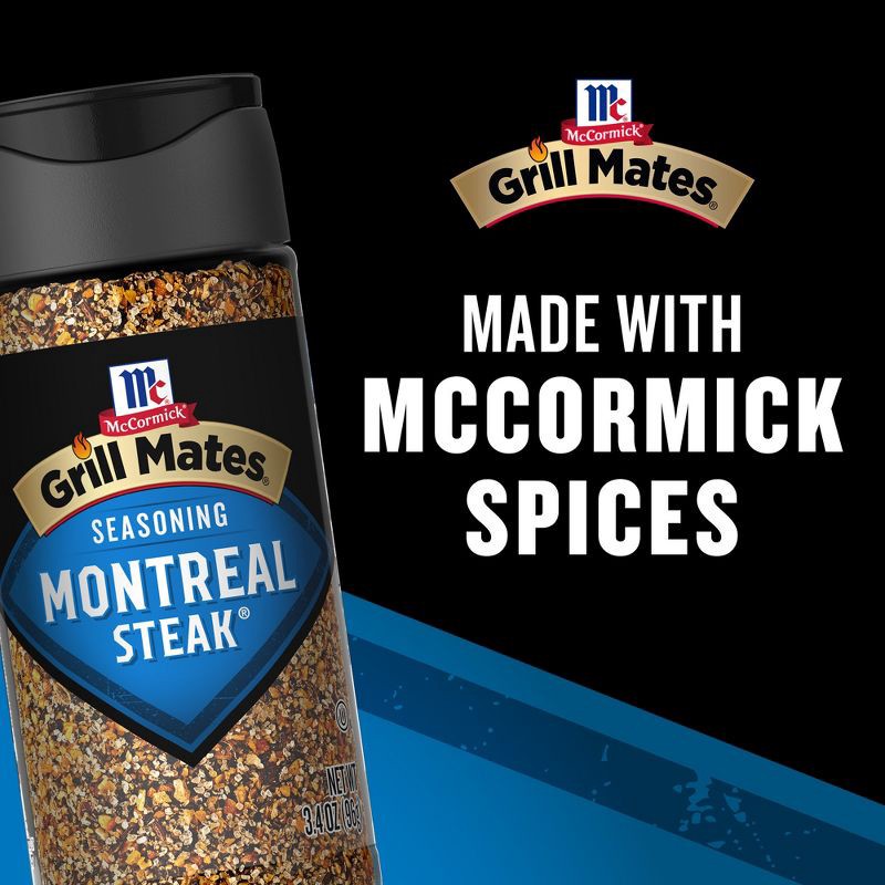 slide 22 of 26, McCormick Grill Mates Gluten Free Montreal Steak Seasoning - 3.4oz, 3.4 oz