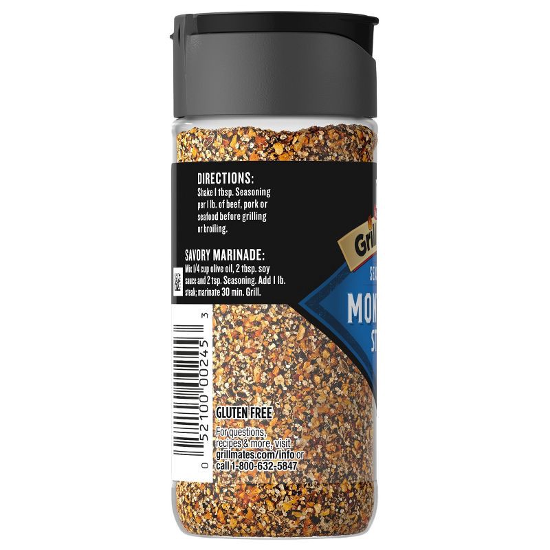 slide 23 of 23, McCormick Grill Mates Gluten Free Montreal Steak Seasoning - 3.4oz, 3.4 oz