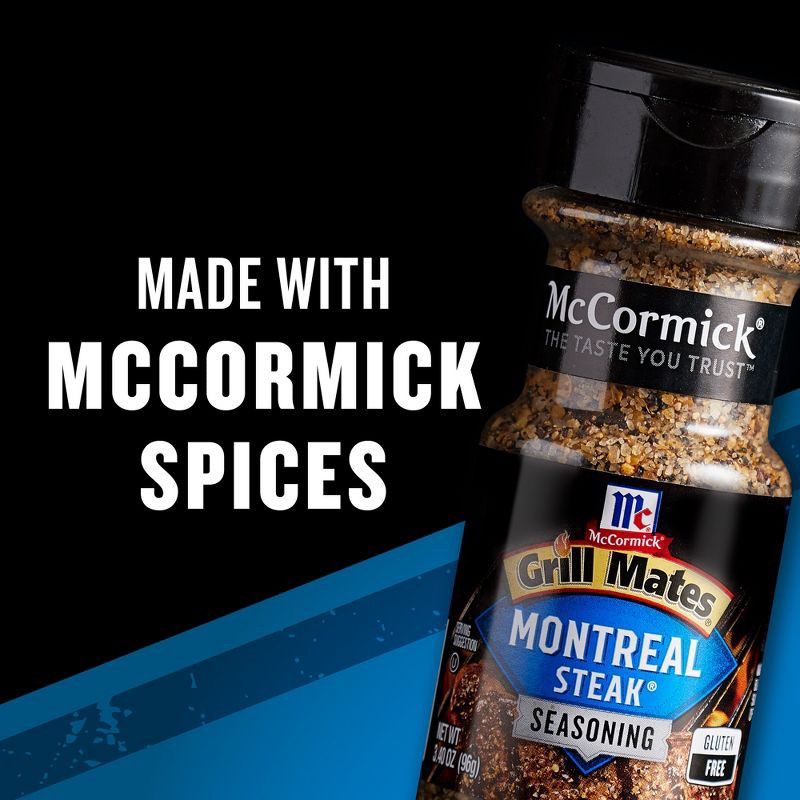 slide 9 of 23, McCormick Grill Mates Gluten Free Montreal Steak Seasoning - 3.4oz, 3.4 oz