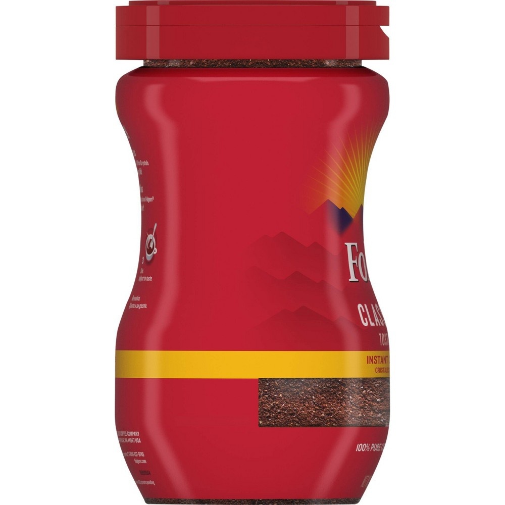 slide 3 of 5, Folgers Classic Medium Roast Instant Coffee, 12 oz