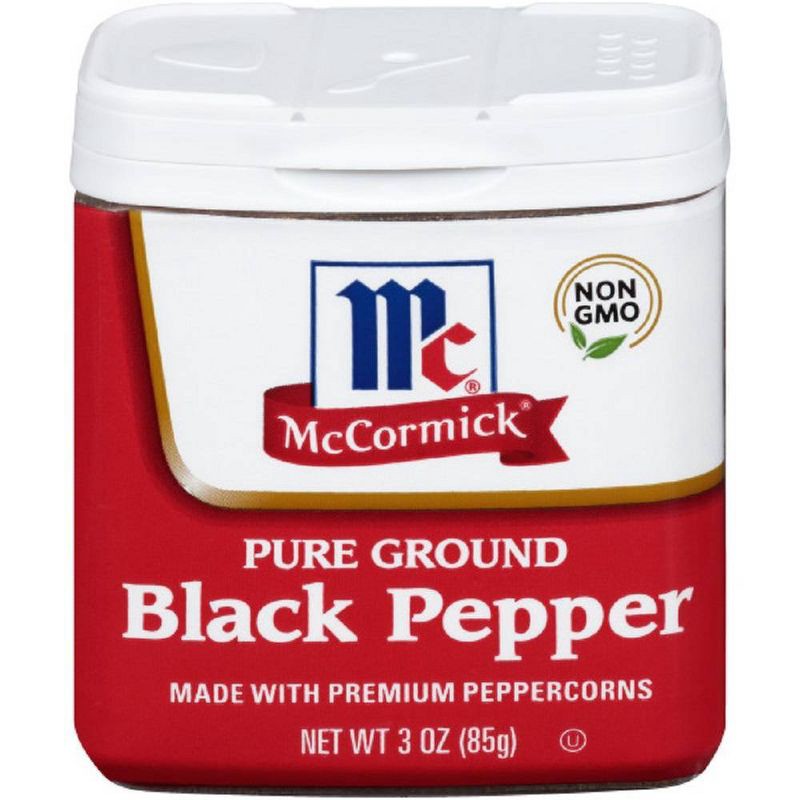 slide 1 of 6, McCormick Pure Ground Black Pepper - 3oz, 3 oz