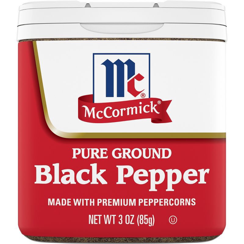 slide 1 of 6, McCormick Pure Ground Black Pepper - 3oz, 3 oz