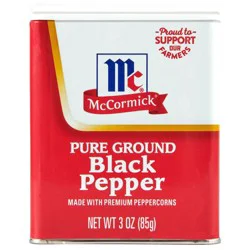 McCormick Pure Ground Black Pepper - 3oz