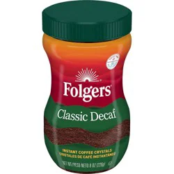 Folgers Classic Medium Roast Instant Coffee - Decaf - 8oz