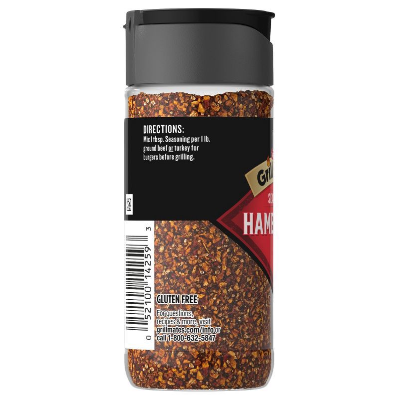 slide 5 of 10, McCormick Grill Mates Gluten Free Hamburger Seasoning - 2.75oz, 2.75 oz