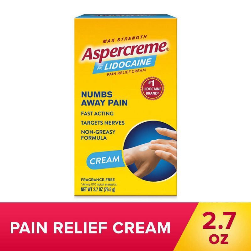 slide 1 of 14, Aspercreme Lidocaine Pain Relieving Creme - 2.7oz, 2.7 oz