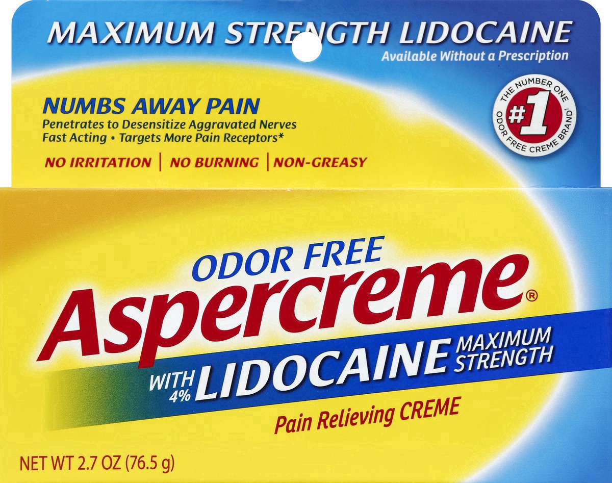 slide 8 of 14, Aspercreme Lidocaine Pain Relieving Creme - 2.7oz, 2.7 oz