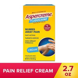 Aspercreme Lidocaine 4% Pain Relieving Creme - 2.7 oz
