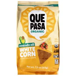 Que Pasa Organic Blue Tortilla Chips