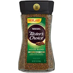 Nescafe Taster's Choice Decaf House Blend Light Roast Instant Coffee - 7oz