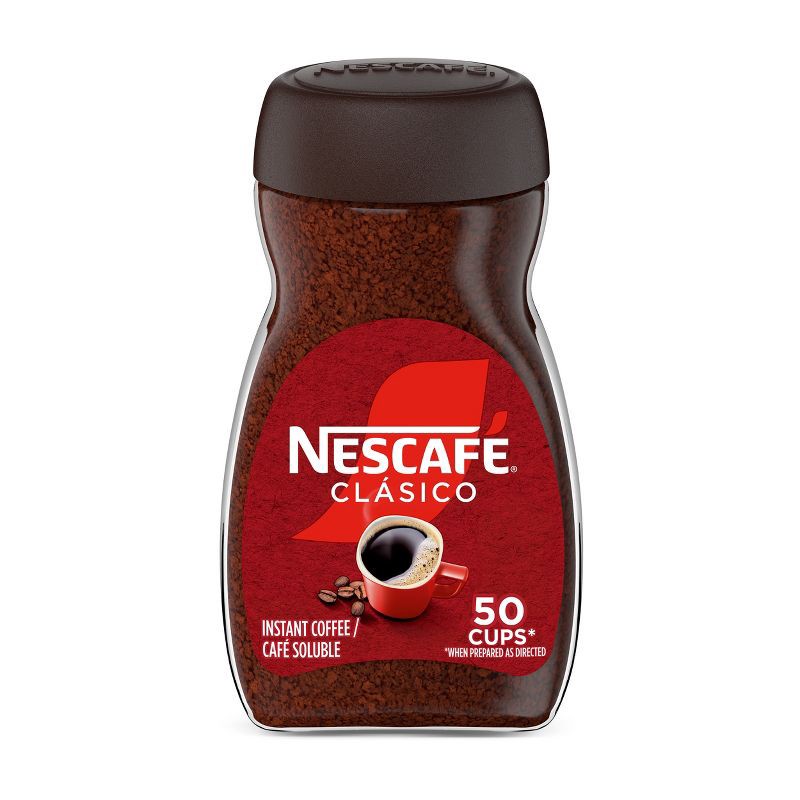 slide 1 of 9, Nescafe Clasico Dark Roast Instant Coffee Jar - 3.5oz, 3.5 oz