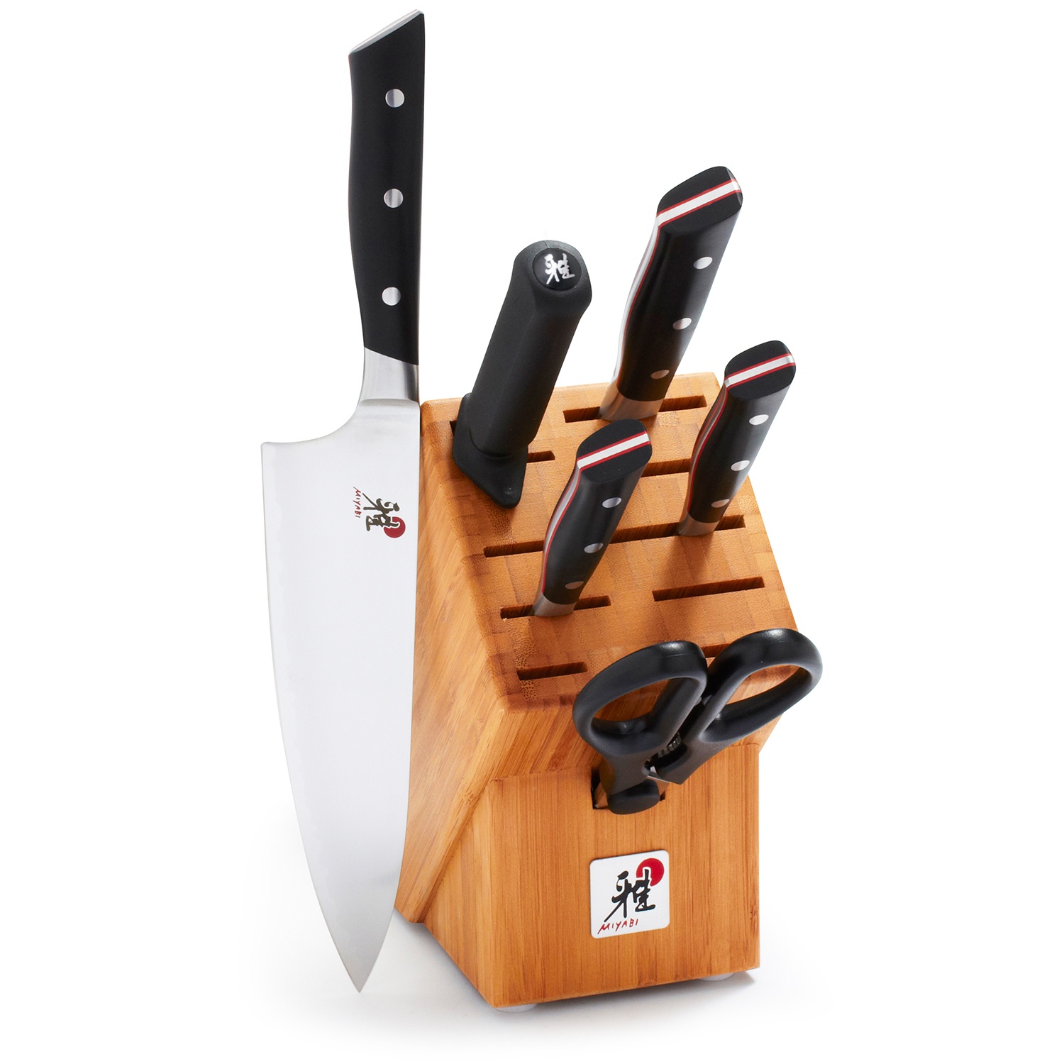 slide 1 of 1, MIYABI Evolution Knife Block Set, 1 ct