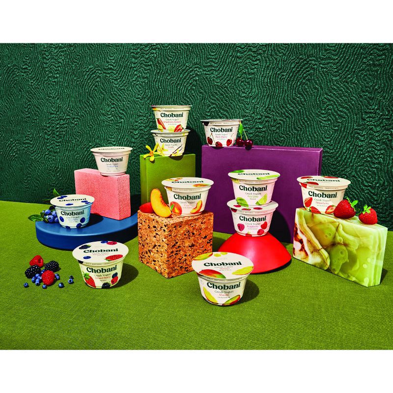 slide 6 of 8, Chobani Mango on the Bottom Low Fat Greek Yogurt - 11g Protein 5.3oz, 11 gram, 5.3 oz