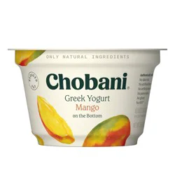 Chobani Mango on the Bottom Low Fat Greek Yogurt - 11g Protein 5.3oz