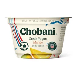 Chobani Mango on the Bottom Low Fat Greek Yogurt - 11g Protein 5.3oz