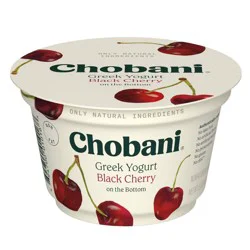 Chobani Black Cherry on the Bottom Nonfat Greek Yogurt - 5.3oz