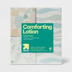 Facial Tissue with Lotion 3-Ply - 4pk/260ct - up&up™