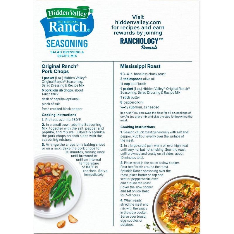 slide 5 of 14, Hidden Valley Original Ranch Salad Dressing & Seasoning Mix - Gluten Free - 4pk, 4 ct