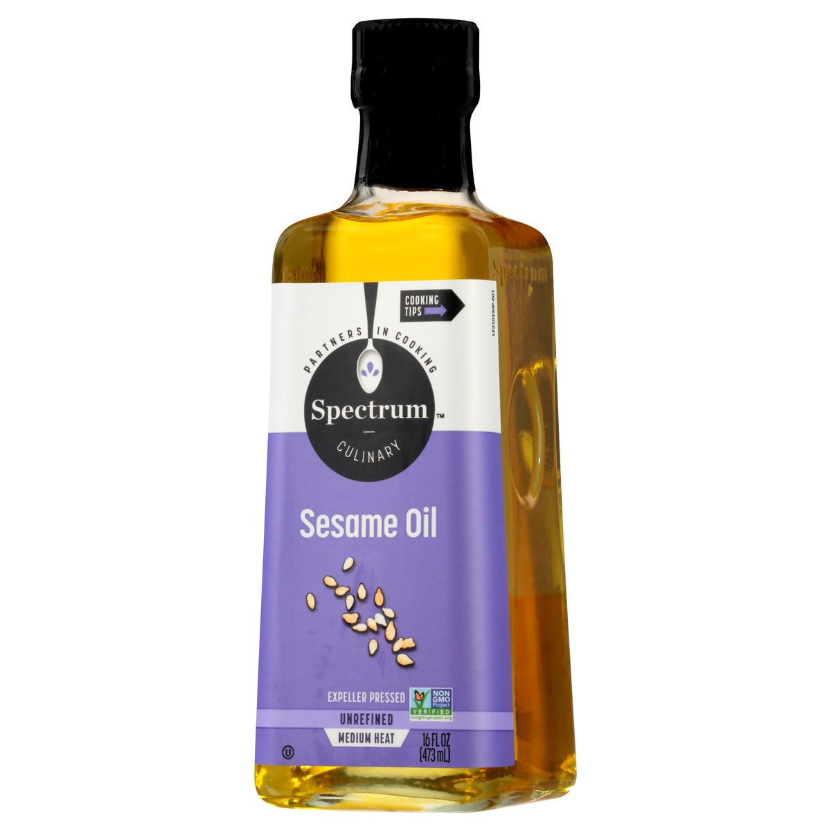 slide 9 of 12, Spectrum Culinary Sesame Oil 16 fl. oz. Bottle, 16 fl oz