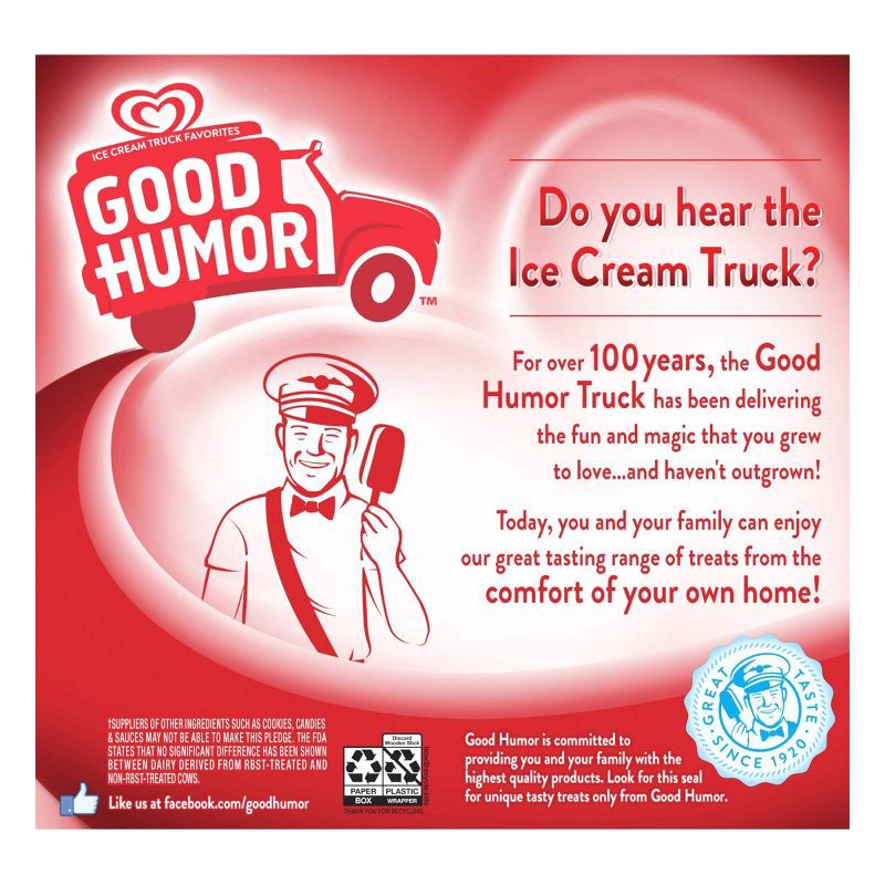 slide 3 of 7, Good Humor Strawberry Shortcake Frozen Dessert Bars - 6pk, 6 ct