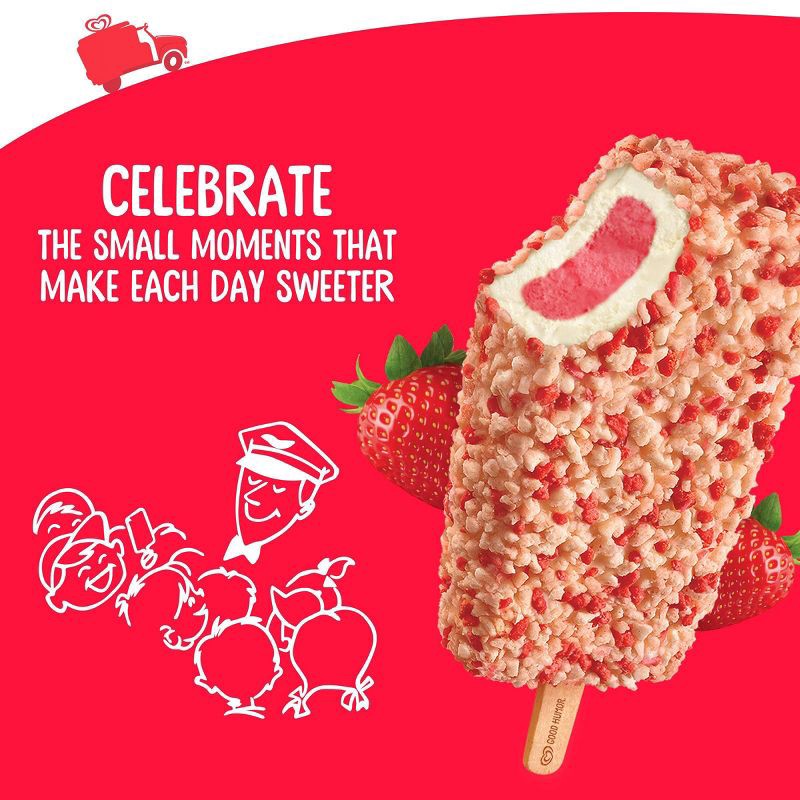 slide 5 of 7, Good Humor Strawberry Shortcake Frozen Dessert Bars - 6pk, 6 ct