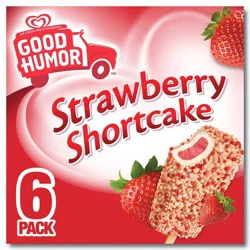 Good Humor Strawberry Shortcake Frozen Dessert Bars - 6pk