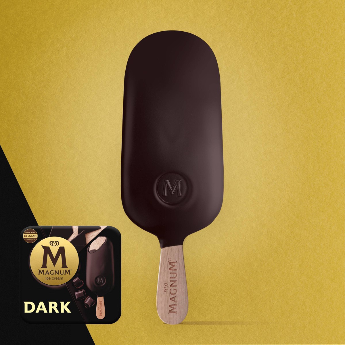 slide 6 of 8, Magnum Vanilla Ice Cream Bars Dipped in Dark Chocolate - 3ct, 3 ct