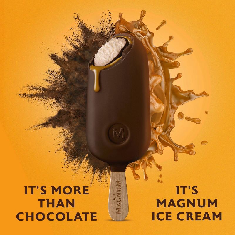 slide 5 of 10, Magnum Ice Cream Bars Double Caramel - 3ct, 3 ct