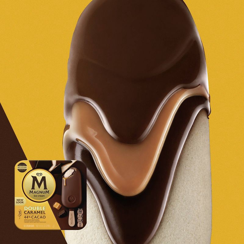 slide 10 of 10, Magnum Ice Cream Bars Double Caramel - 3ct, 3 ct