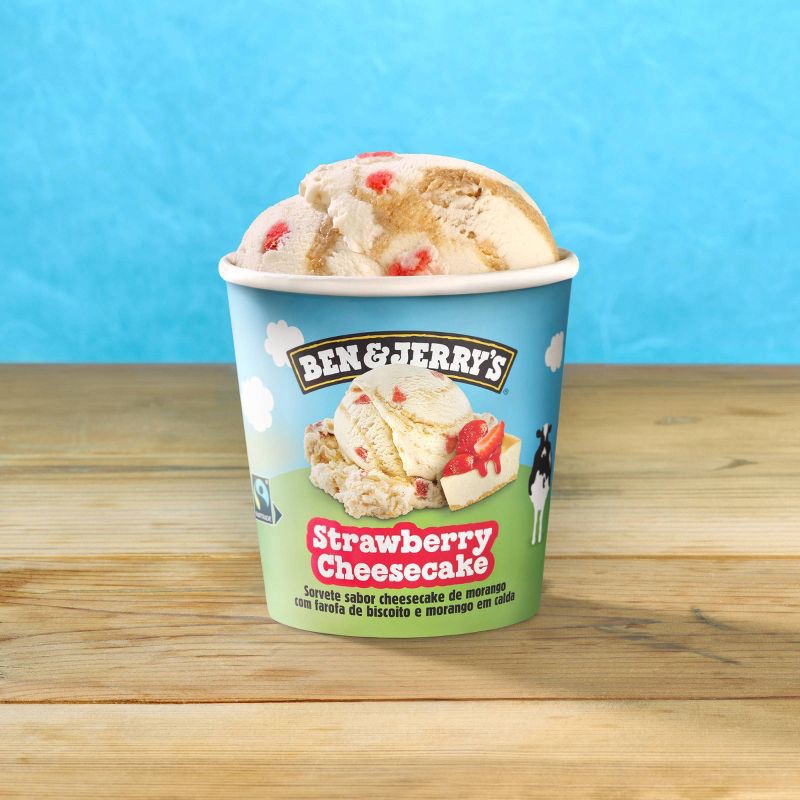 slide 2 of 5, Ben & Jerry's Strawberry Cheesecake Ice Cream - 16oz, 16 oz