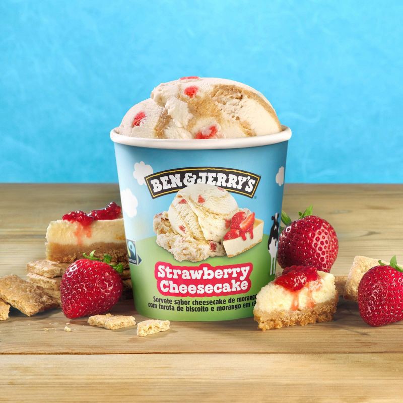slide 4 of 5, Ben & Jerry's Strawberry Cheesecake Ice Cream - 16oz, 16 oz