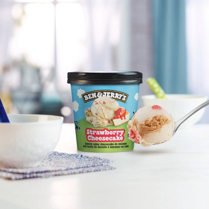 slide 5 of 5, Ben & Jerry's Strawberry Cheesecake Ice Cream - 16oz, 16 oz