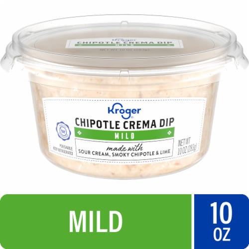slide 1 of 1, Kroger® Mild Chipotle Crema Dip, 10 oz