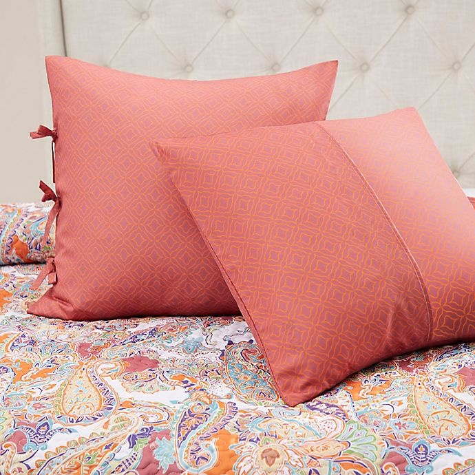 slide 4 of 10, Nicole Miller Paisley King Quilt Set, 9 ct