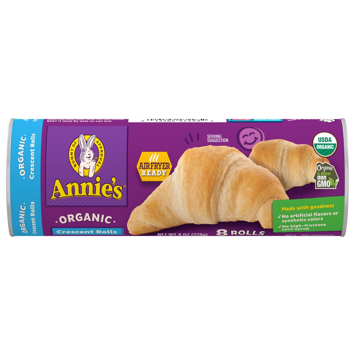 slide 1 of 13, Annie's Organic Crescent Rolls, 8 Rolls, 8 oz., 8 oz