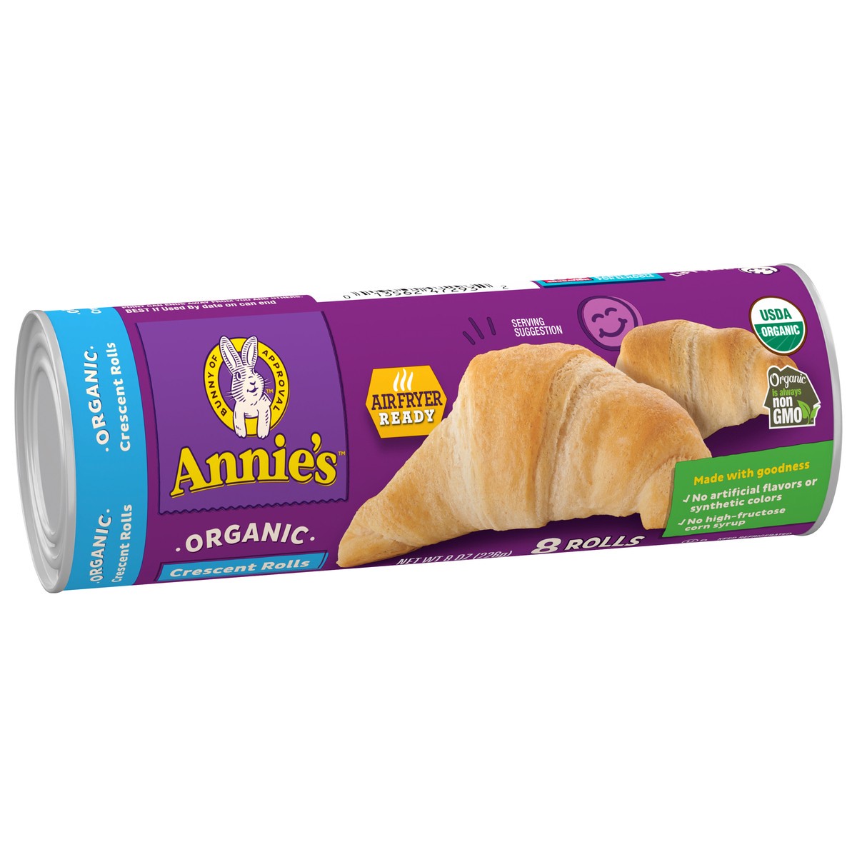 slide 6 of 13, Annie's Organic Crescent Rolls, 8 Rolls, 8 oz., 8 oz