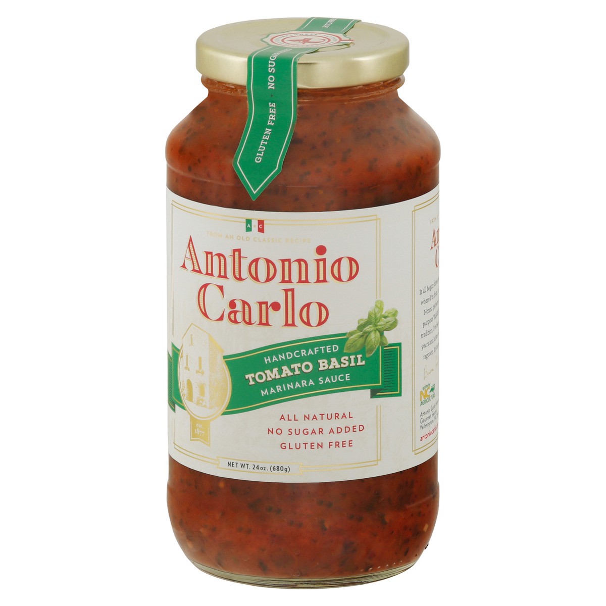 slide 6 of 13, Antonio Carlo Tomato Basil Marinara Sauce 24 oz, 24 oz