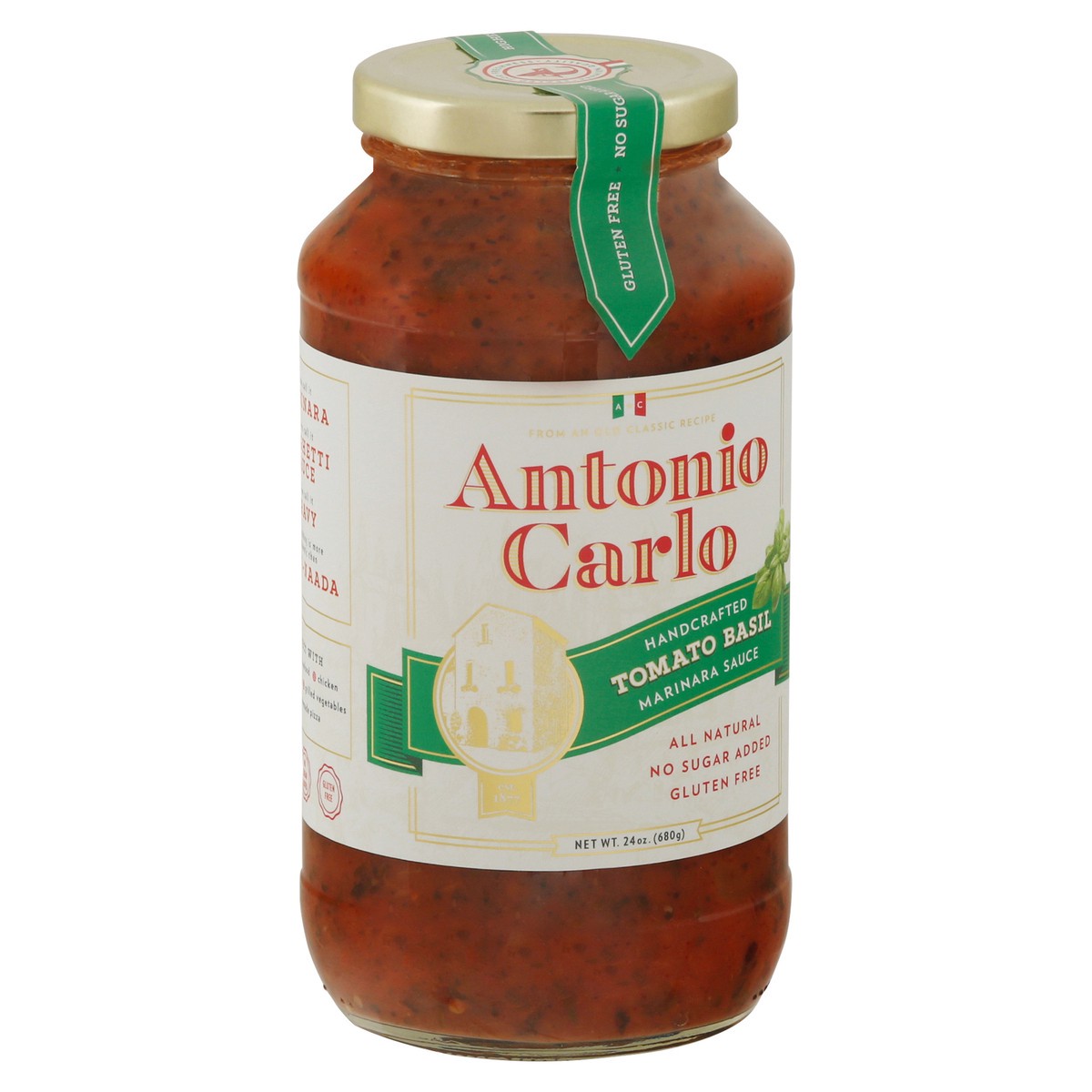 slide 13 of 13, Antonio Carlo Tomato Basil Marinara Sauce 24 oz, 24 oz