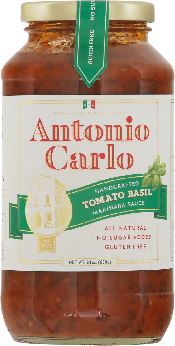 slide 4 of 13, Antonio Carlo Tomato Basil Marinara Sauce 24 oz, 24 oz