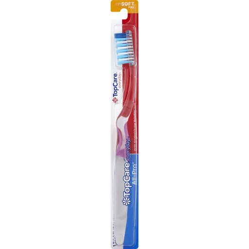 slide 3 of 3, TopCare All Pro Soft Toothbrush, 1 ct