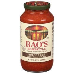 Rao's Homemade Homestyle Bolognese Tomato Sauce with Meat 24 oz